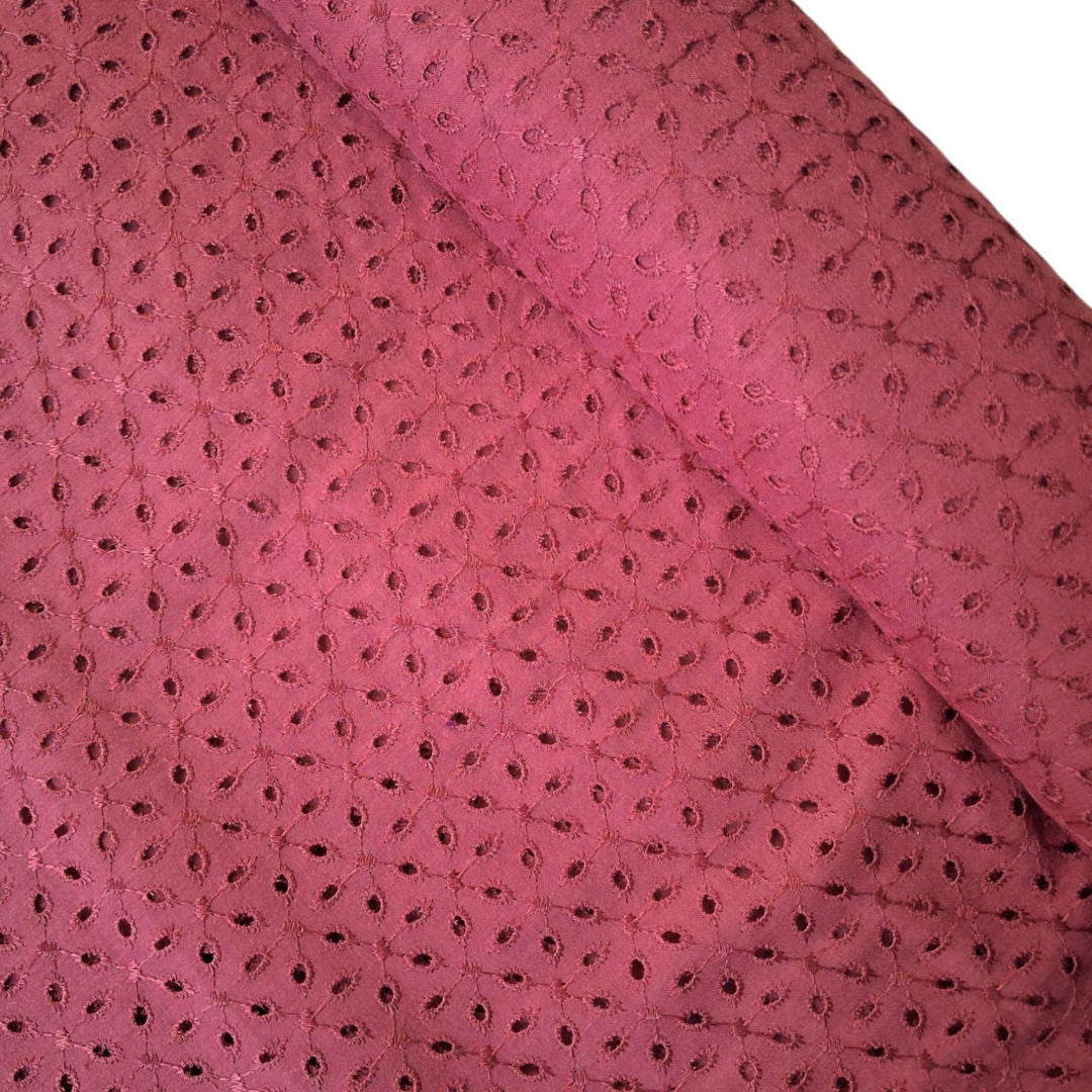 Dark Maroon Shade Luxurious Hakoba Fabric – Perfect for Your Creations