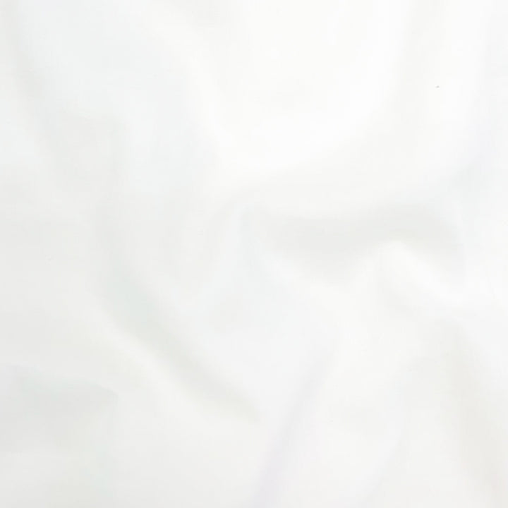 White Mul-Mul Plain Cotton Fabric