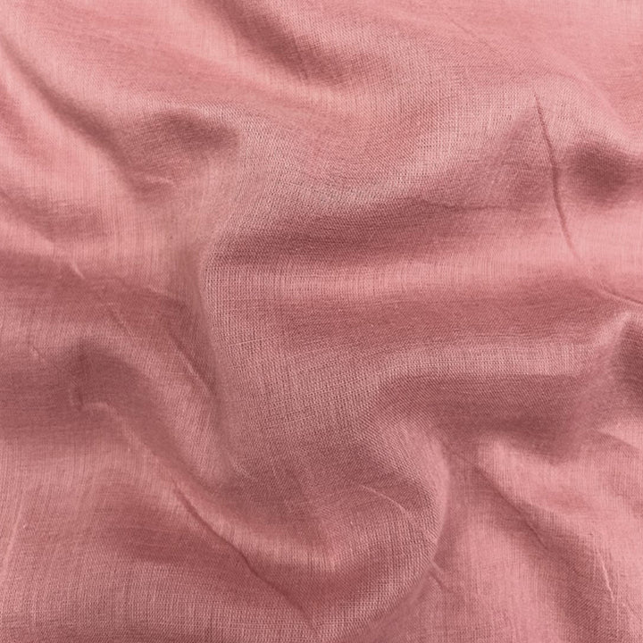 Peach Mul-Mul Plain Cotton Fabric