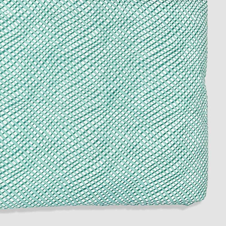 Pista Green Shades Stripes Printed Cotton Fabric