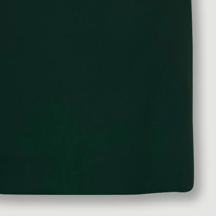 Dark Green Plain Heavy Fox Georgette Fabric