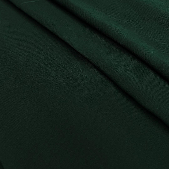 Dark Green Plain Heavy Fox Georgette Fabric