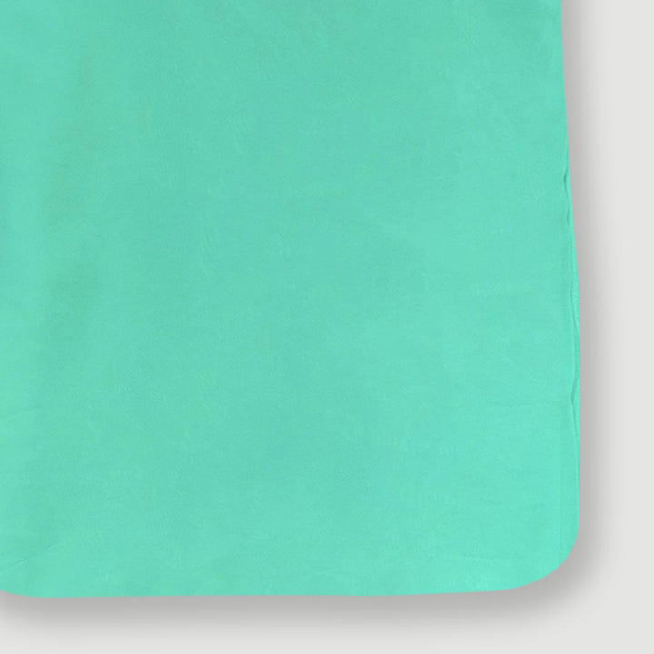 Sea Green Plain Heavy Fox Georgette Fabric