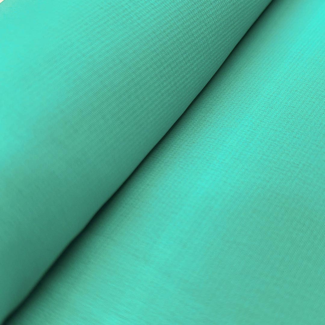 Sea Green Plain Heavy Fox Georgette Fabric