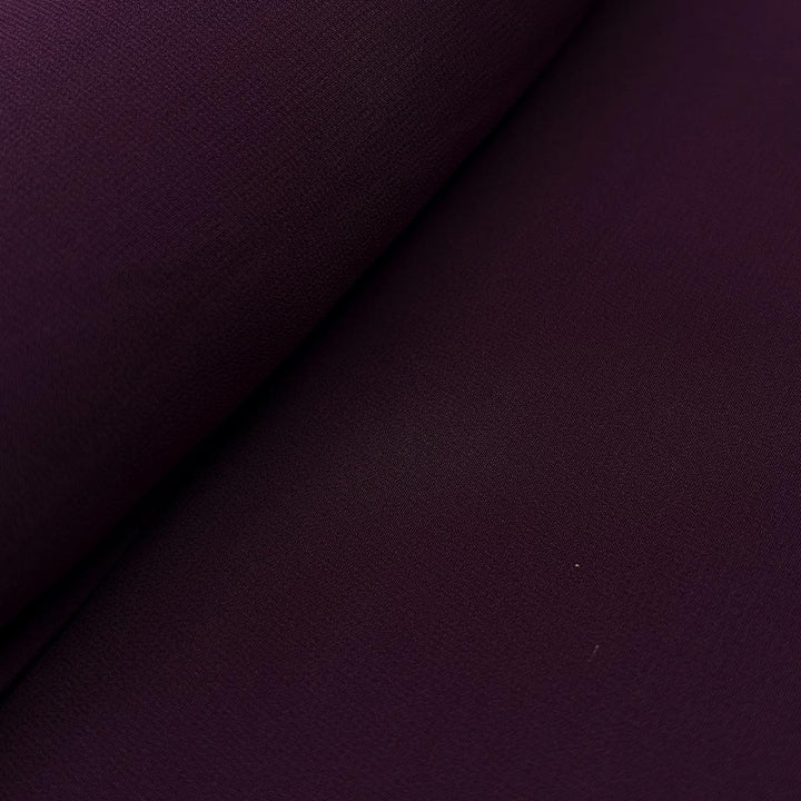 Purple Plain Heavy Fox Georgette Fabric