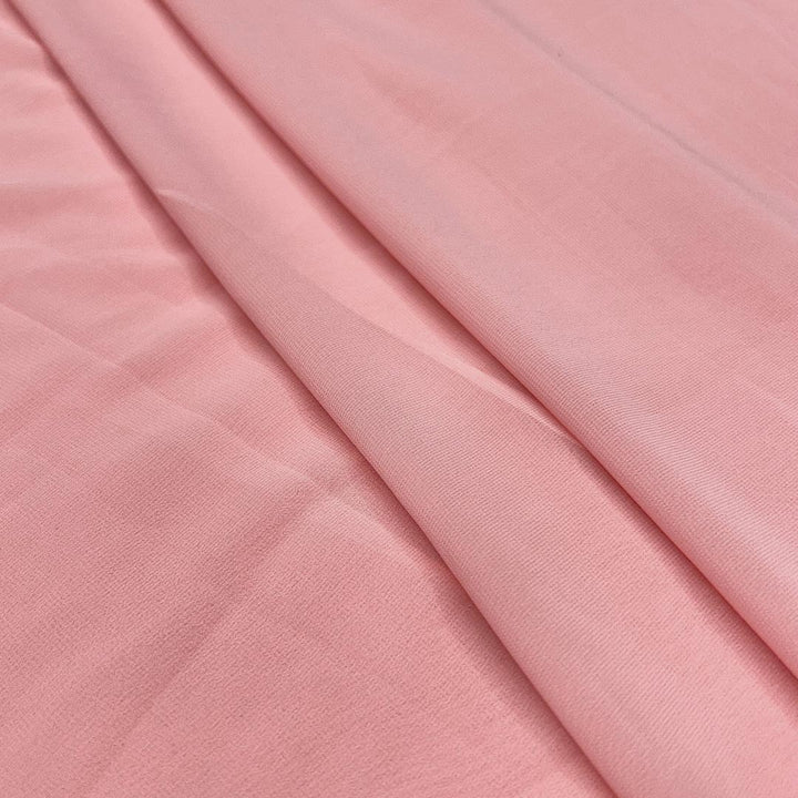 Soft Pink Plain Heavy Fox Georgette Fabric