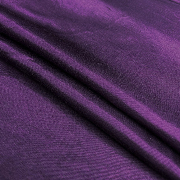 Purple Plain Mashru Silk Fabric