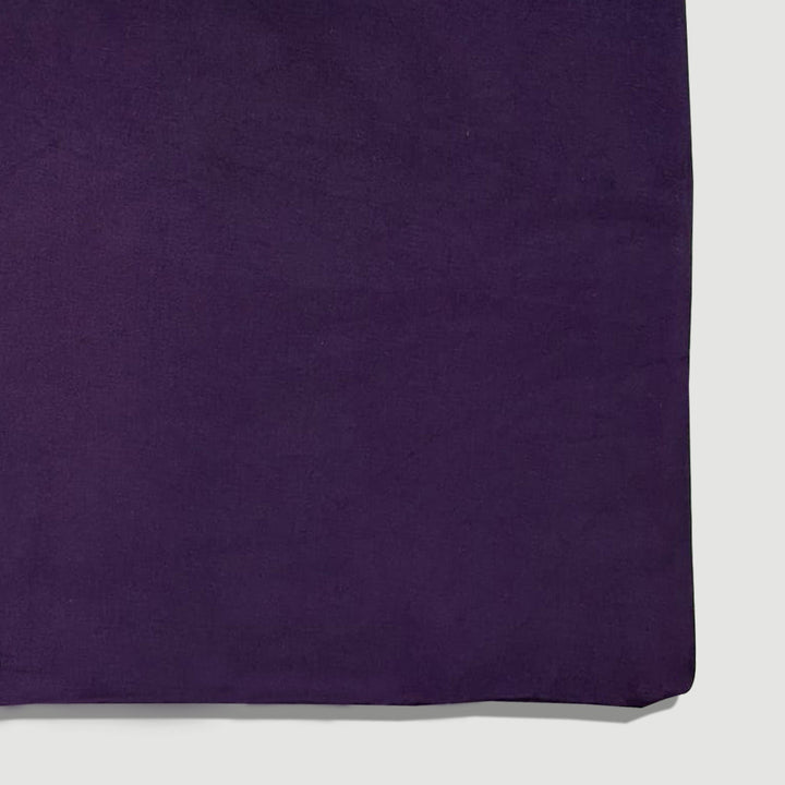 Purple Plain Mashru Silk Fabric