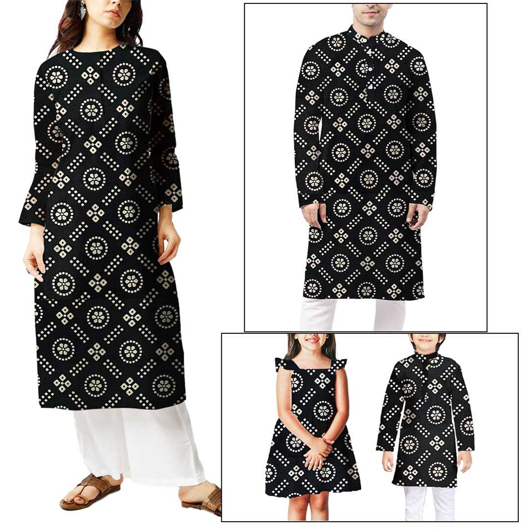 Black Patola Printed Mashru Silk Fabric