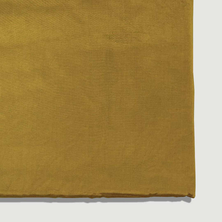 Golden Color Plain Mashru Silk Fabric