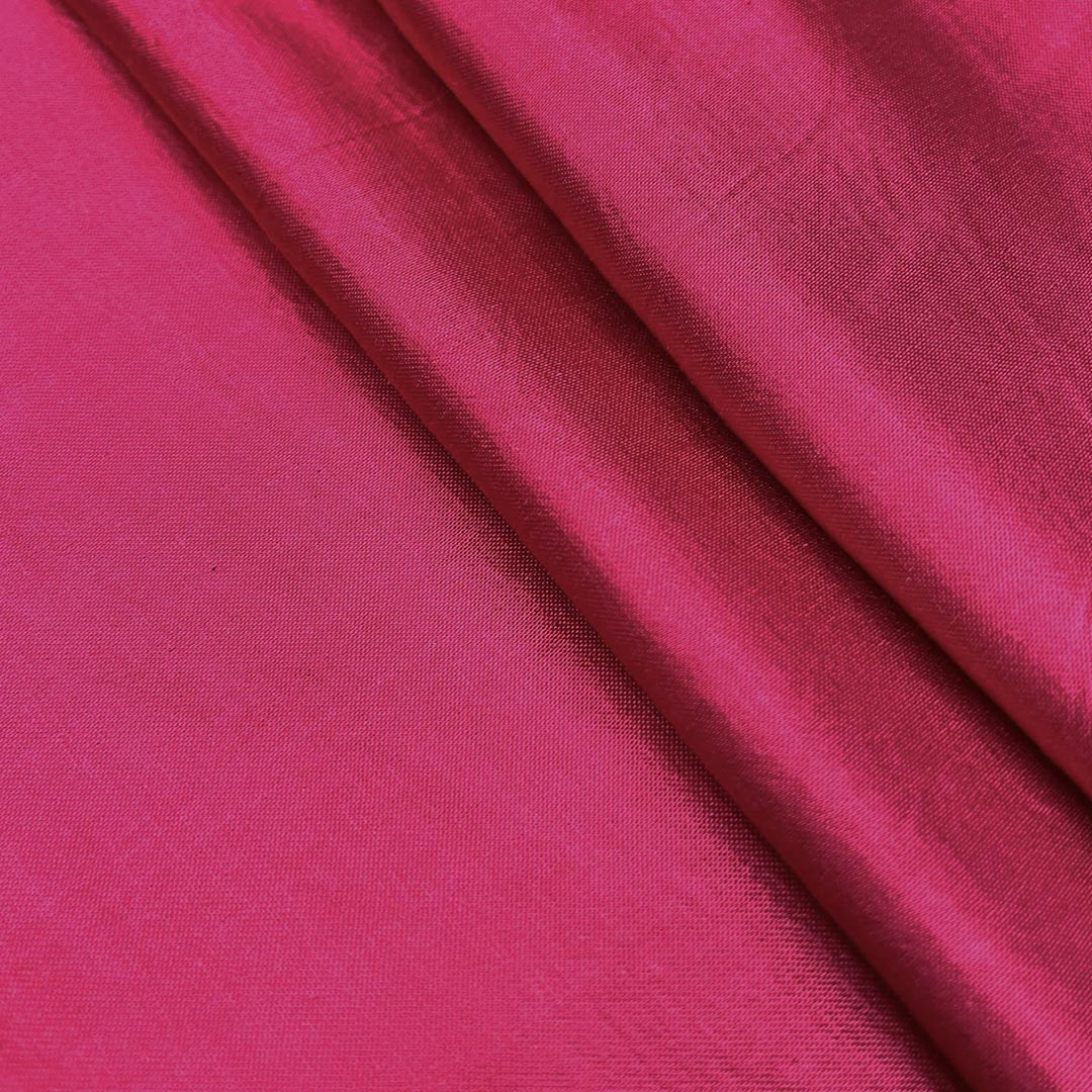 Hot Pink Plain Mashru Silk Fabric