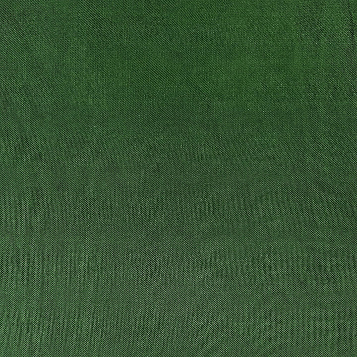 Green Color Plain Mashru Silk Fabric