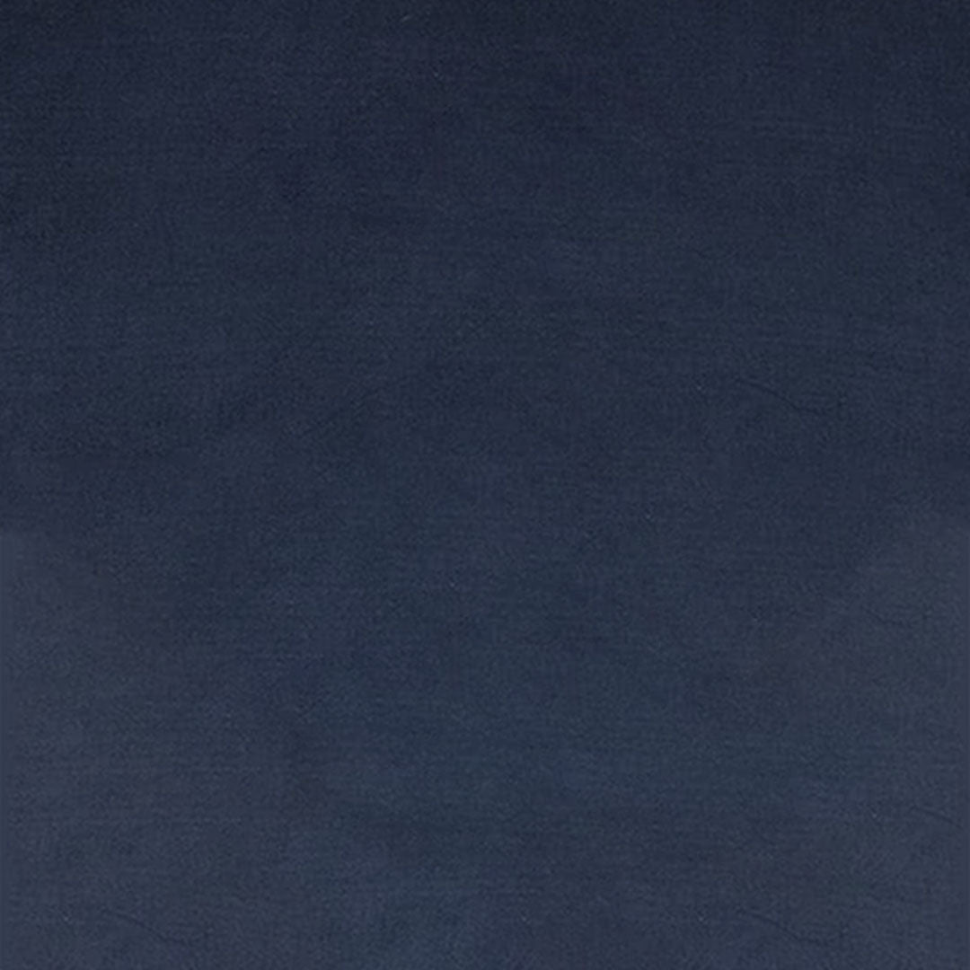 Luxurious navy blue plain Mashru silk fabric, ideal for creating elegant and refined garments with a smooth texture.