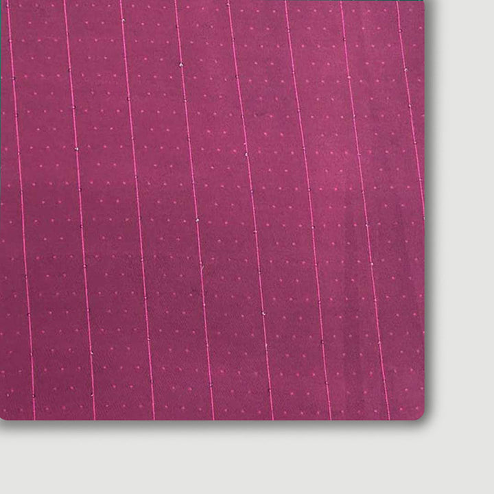 Dark Pink Shades Stripes With Butti Rangila Sequence Fabric