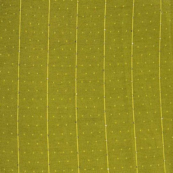 Yellow Shades Stripes With Butti Rangila Sequence Fabric