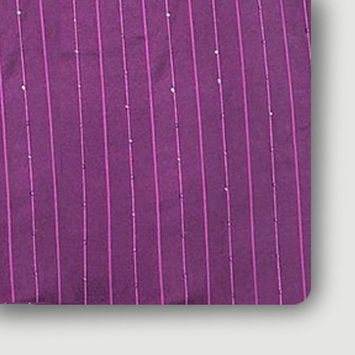 Wine Shades Stripes Rangila Sequence Fabric