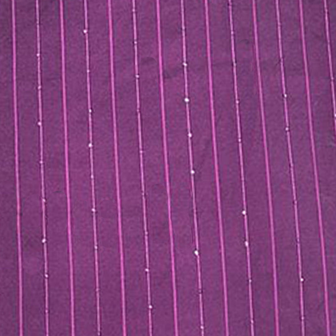 Wine Shades Stripes Rangila Sequence Fabric